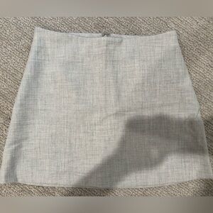 Aritzia Wilfred Light Gray Mini Skirt - Size 10